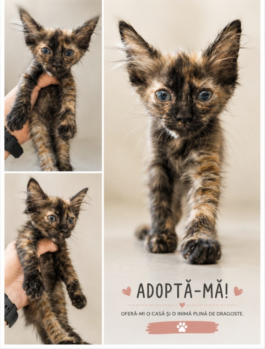 Adoptie pui de pisica tortoishell Rafaela