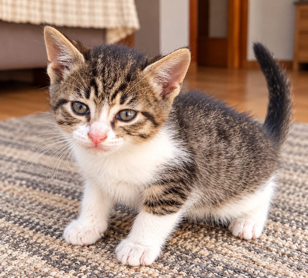 Pisoiasi metisi British Shorthair cu Angora